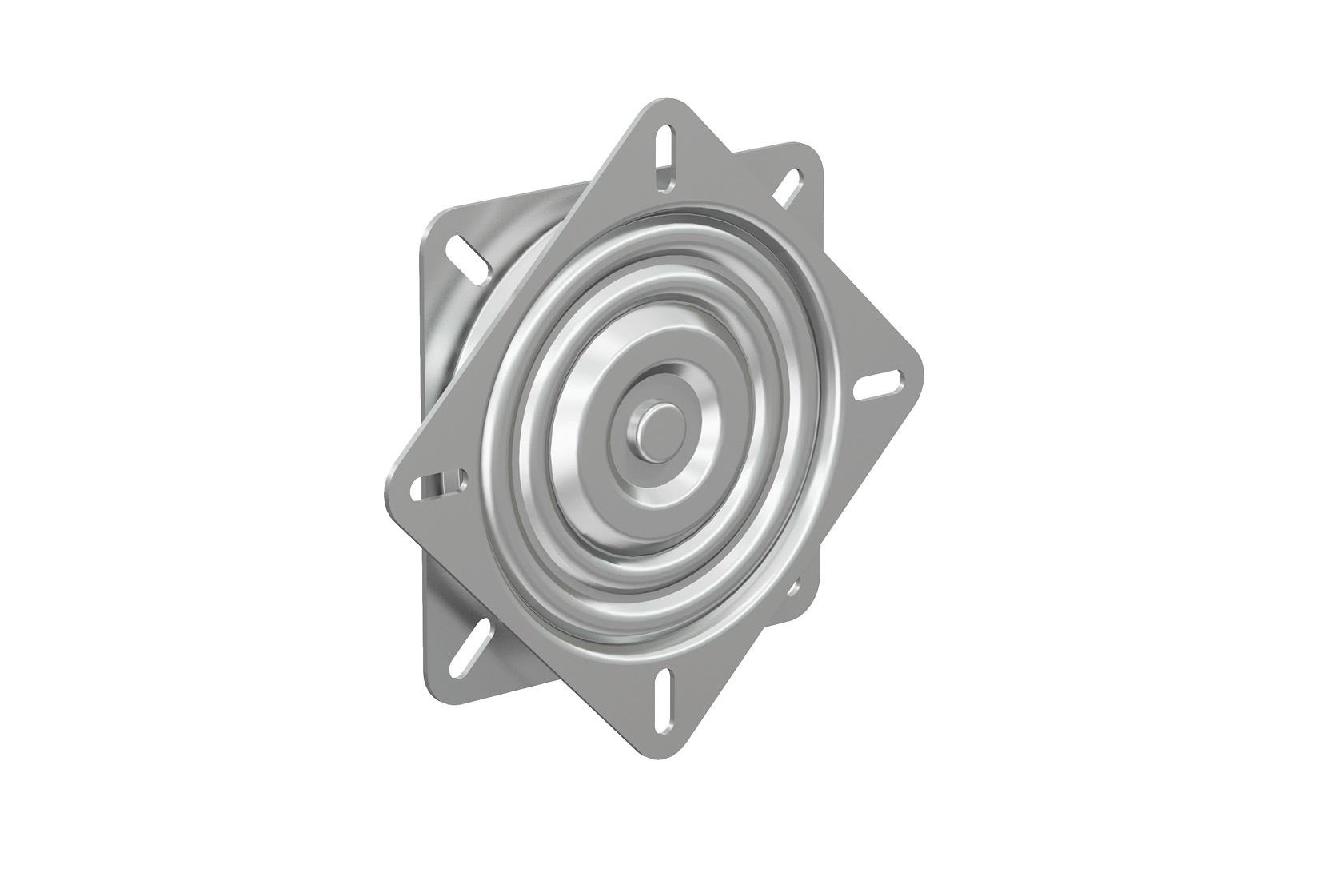 Metal Döner Tv Tabure Altlığı Rulmanlı 160*160*20 Mm 0075