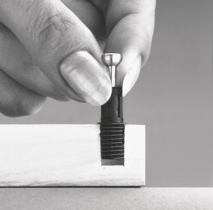 Minifix Mili Kendinden Dübelli 10 Mm.-4 Adet