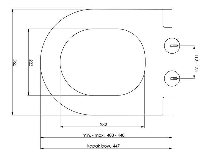 Modern Slim Duroplast Soft Close Klozet Kapağı