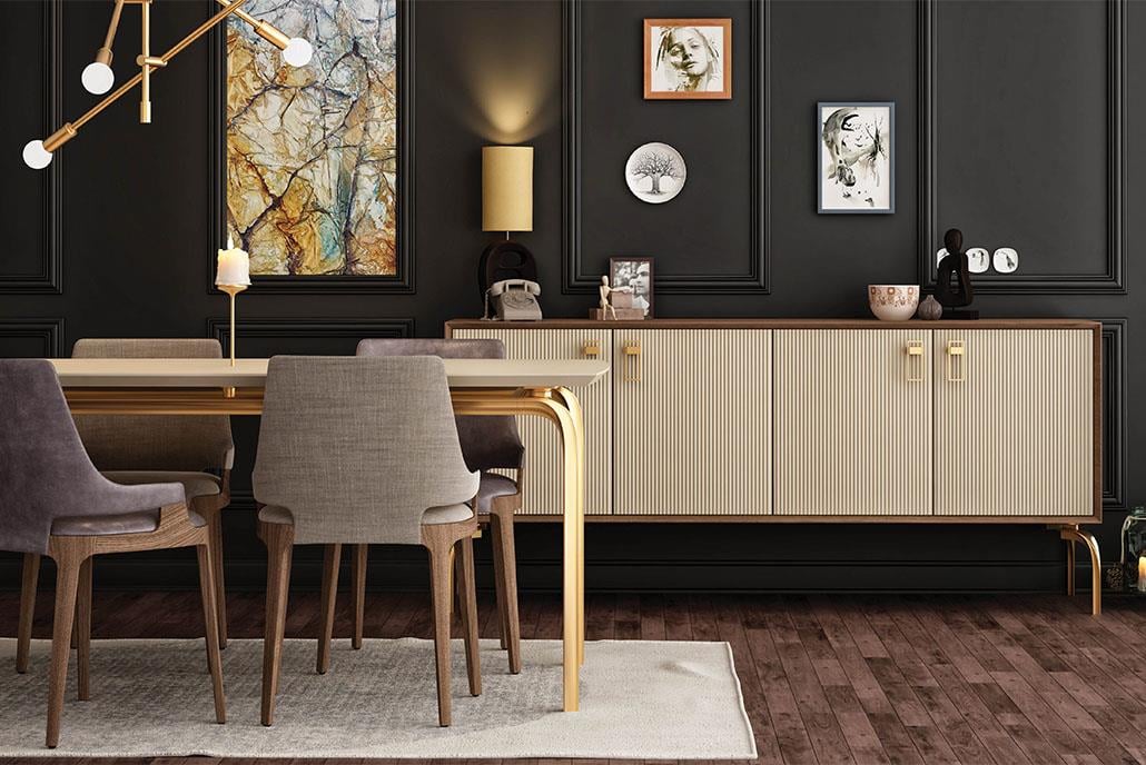 Nice Parlak Altın Dekoratif Mobilya Ve Koltuk Ayağı 21 Cm