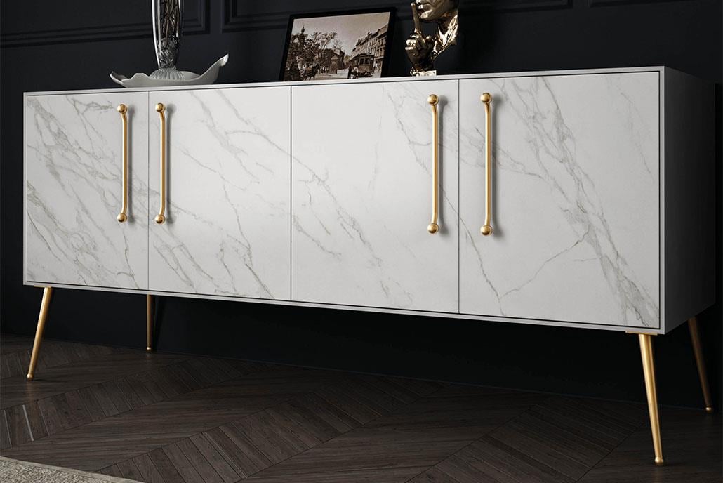 Nis Dekoratif Mobilya Ve Koltuk Ayağı Parlak Altın 14 Cm