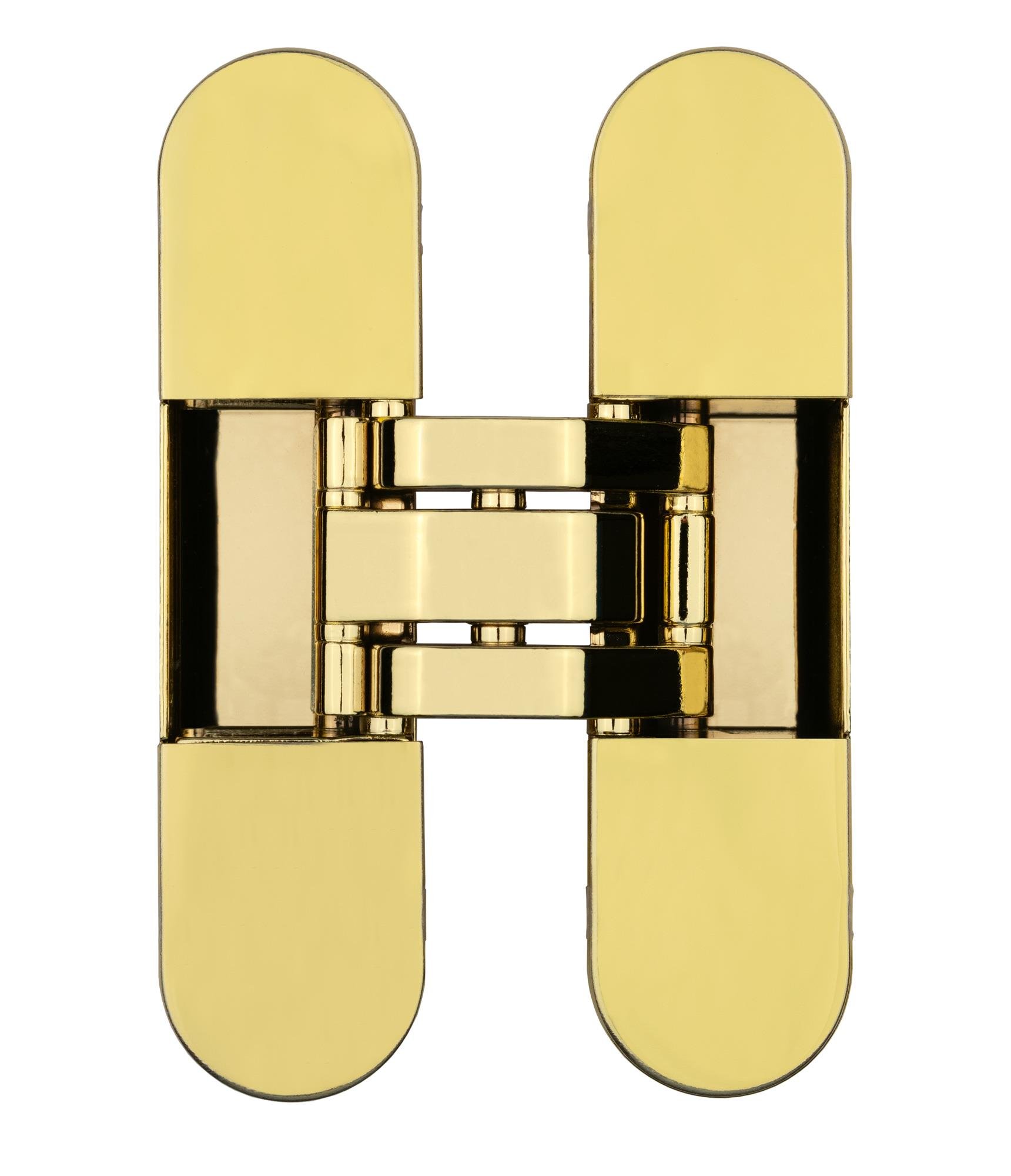 Otlav Gizli Gömme Ayarlı Kapı Menteşesi Parlak Altın 120*30 Mm