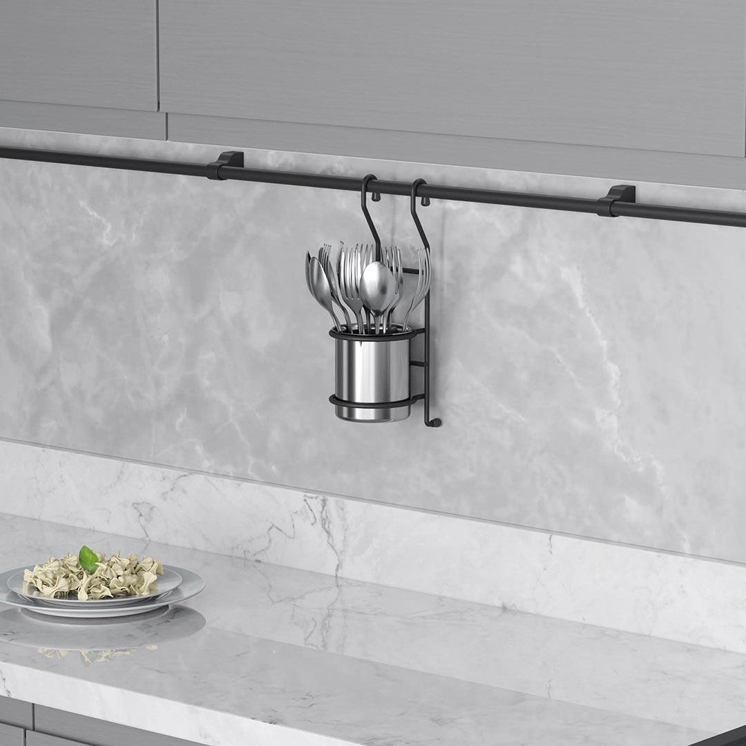 Paslanmaz Çatal Kaşık Askı Seti S4110