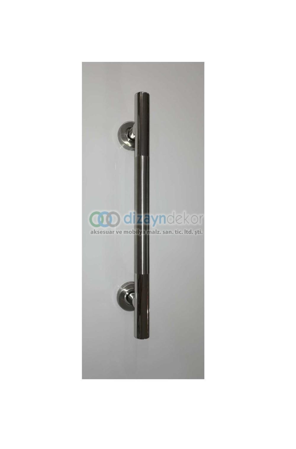 Paslanmaz Çelik Sürgü Ve Çekme Kapı Kolu Krom Saten 1