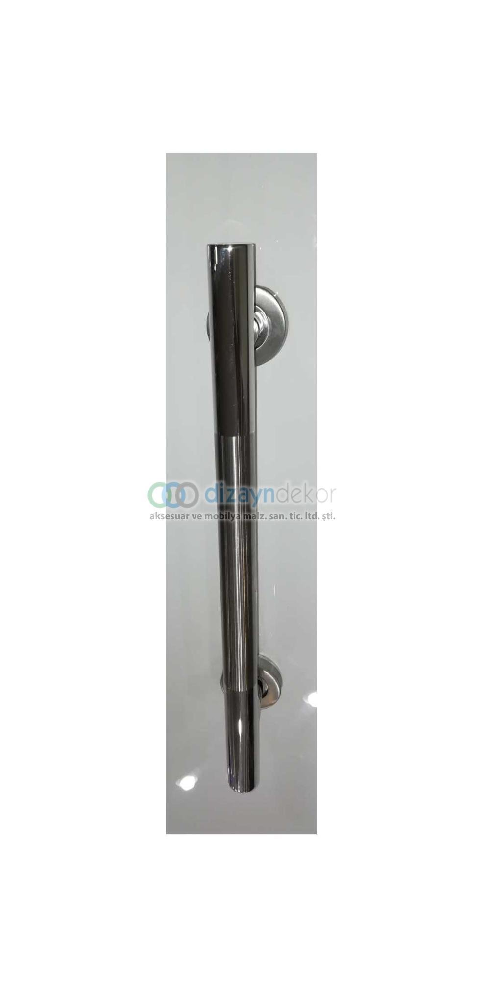 Paslanmaz Çelik Sürgü Ve Çekme Kapı Kolu Krom Saten 1