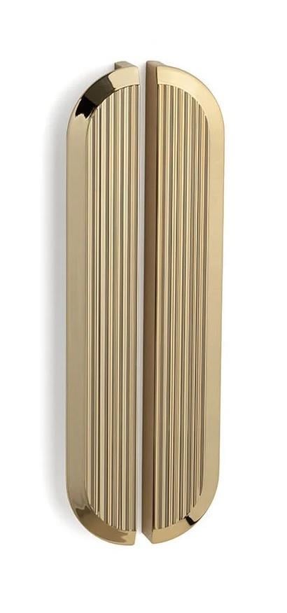 Pera L Tipi Oval Parlak Altın Kulp 96 mm. 209064