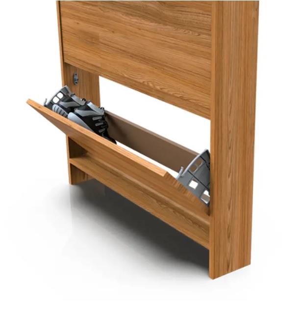 Plastik Tekli Dar Düşer Ayakkabılık Seti