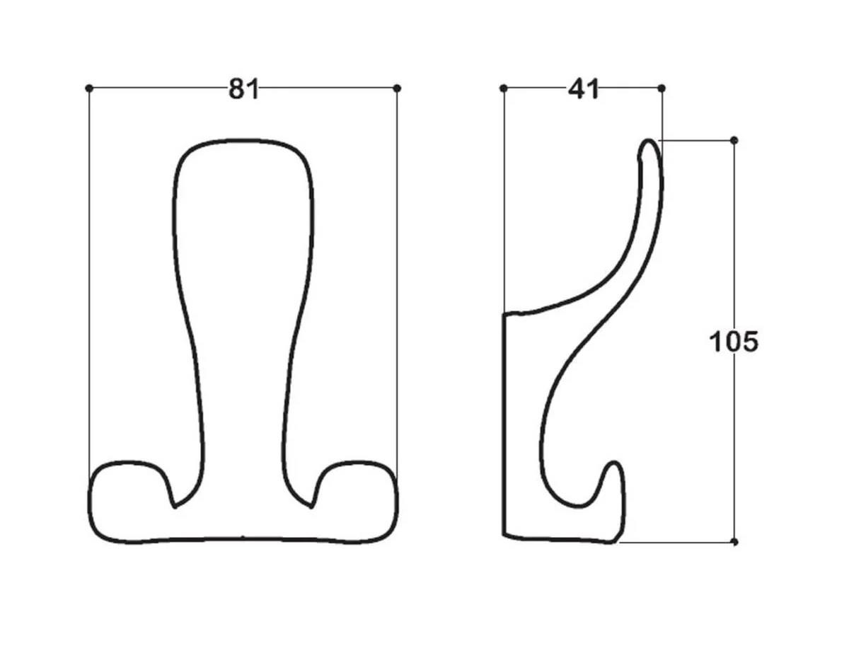 Portmanto Askı Bilge Üçlü Rose 202010