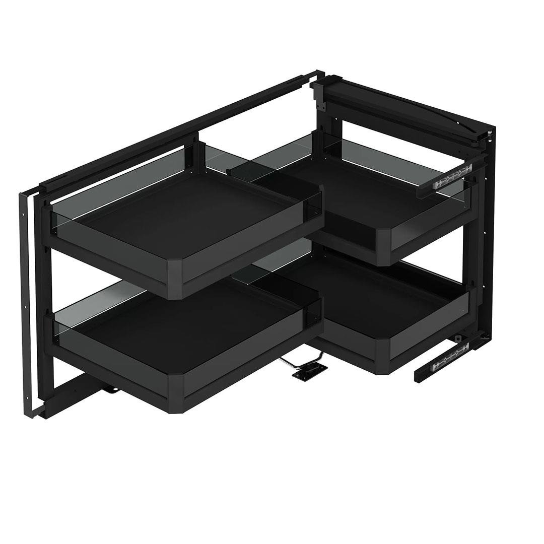 Premium Kapağa Monte Kör Köşe Mekanizması Antrasit Sağ S3002P