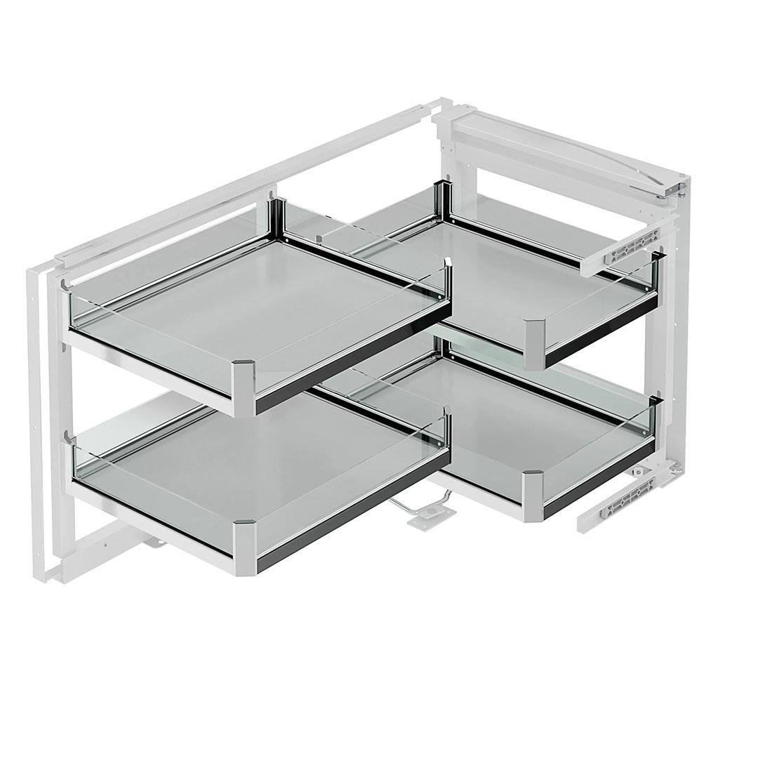 Premium Kapağa Monte Kör Köşe Mekanizması Antrasit Sağ S3002P