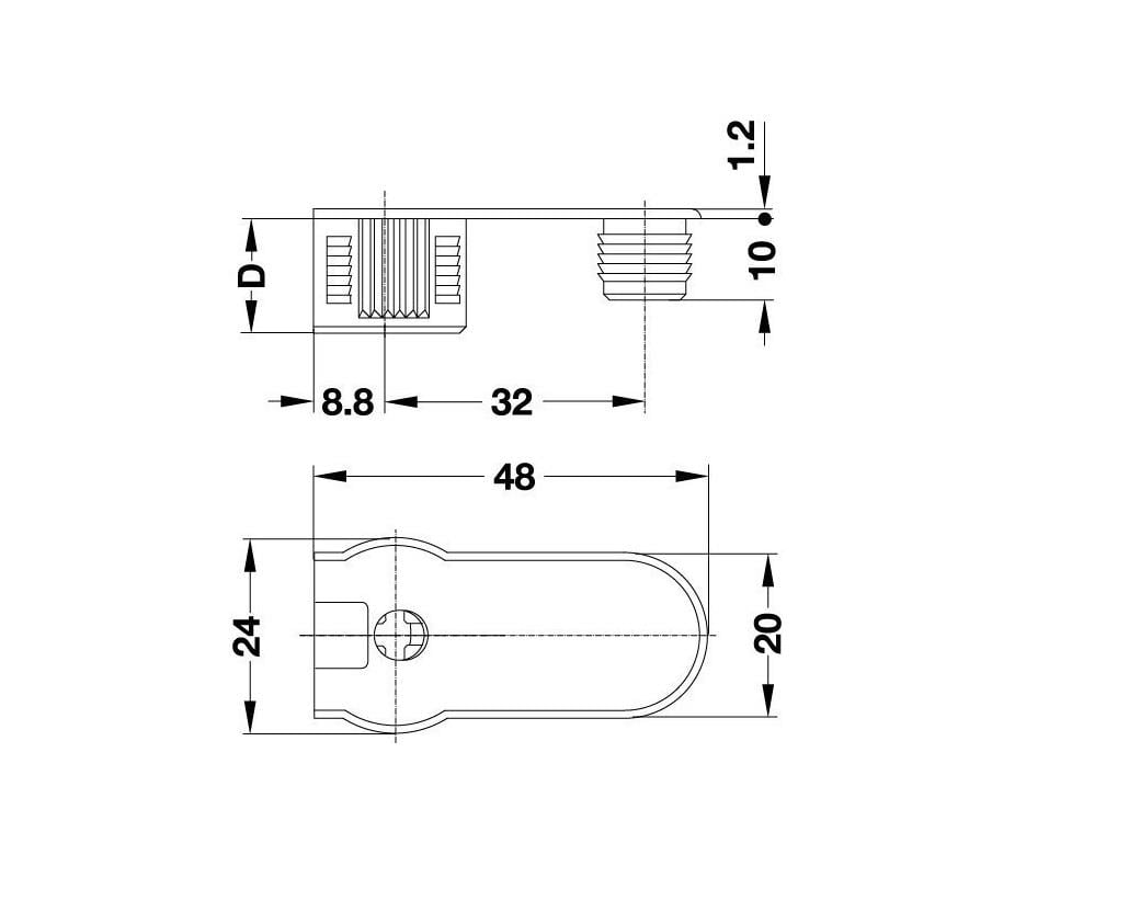 Rafix 20 Metal Nikel Gövde Kuyruklu 8 Adet
