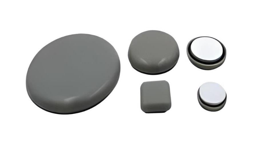 Sandalye Koltuk Keçesi Teflon Plastik Yapışkanlı 28 Mm.-12 Adet