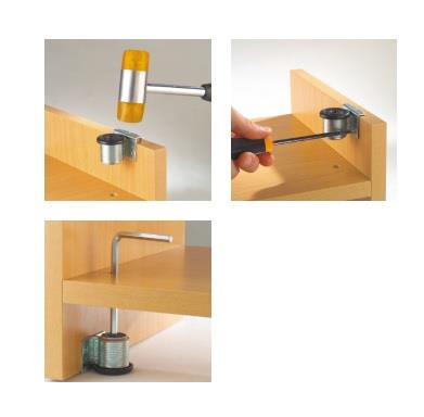 Seviye Ayarlayıcı Dolap Kenarı Çakma Ayak