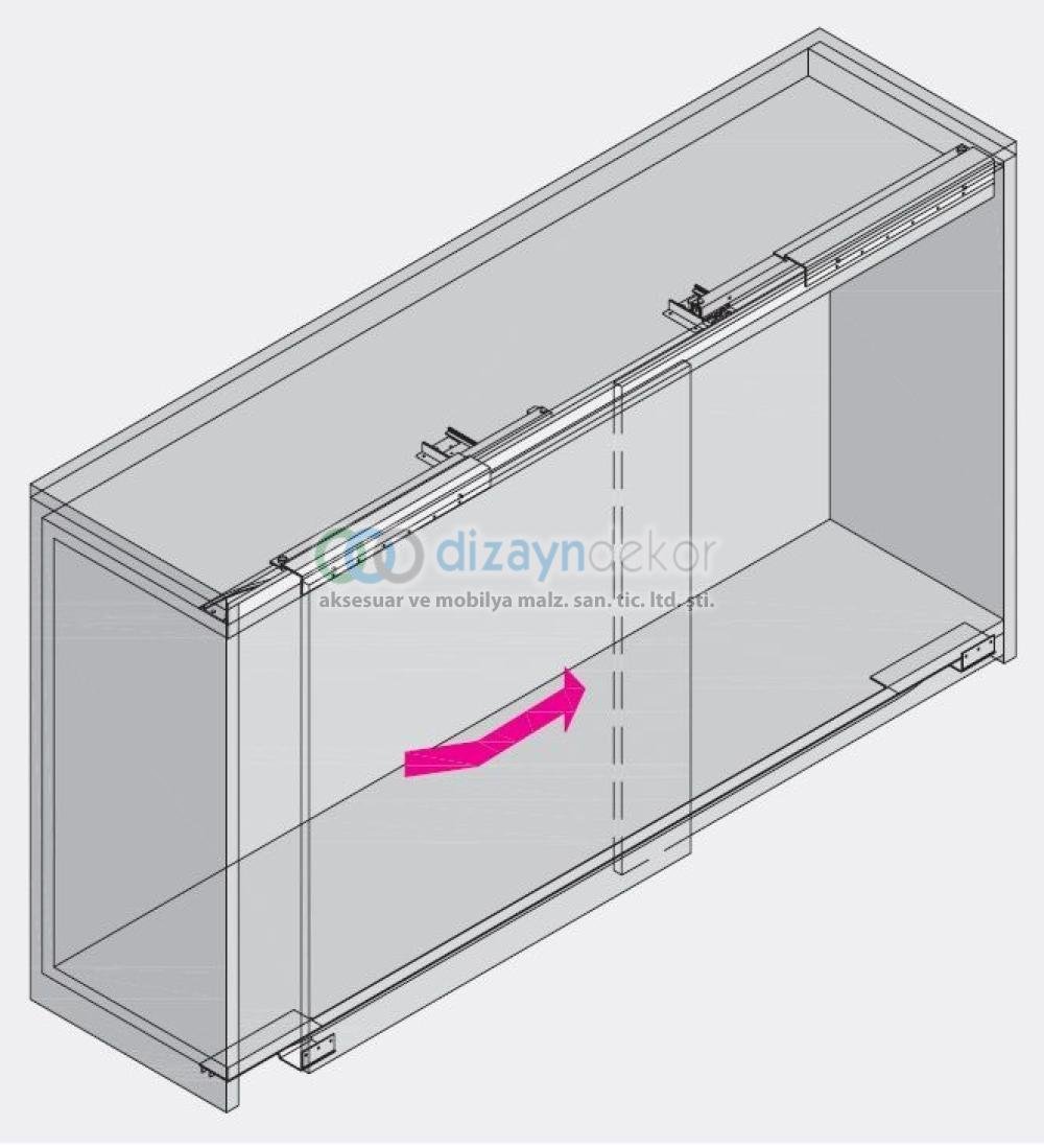 Şifonyer Konsol Wolksvagen Sürgü 2400 Mm