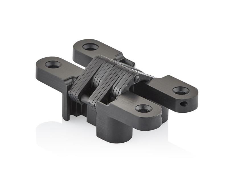 Siyah Gizli Akordiyon Kapı Menteşesi 95 X 19 mm