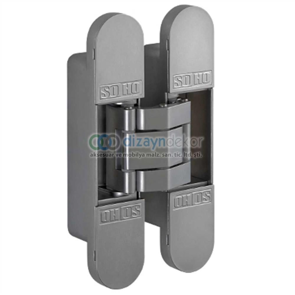 Soho 3 D Gizli Gömme Ayarlı Kapı Menteşesi Mat Krom 135*28 Mm
