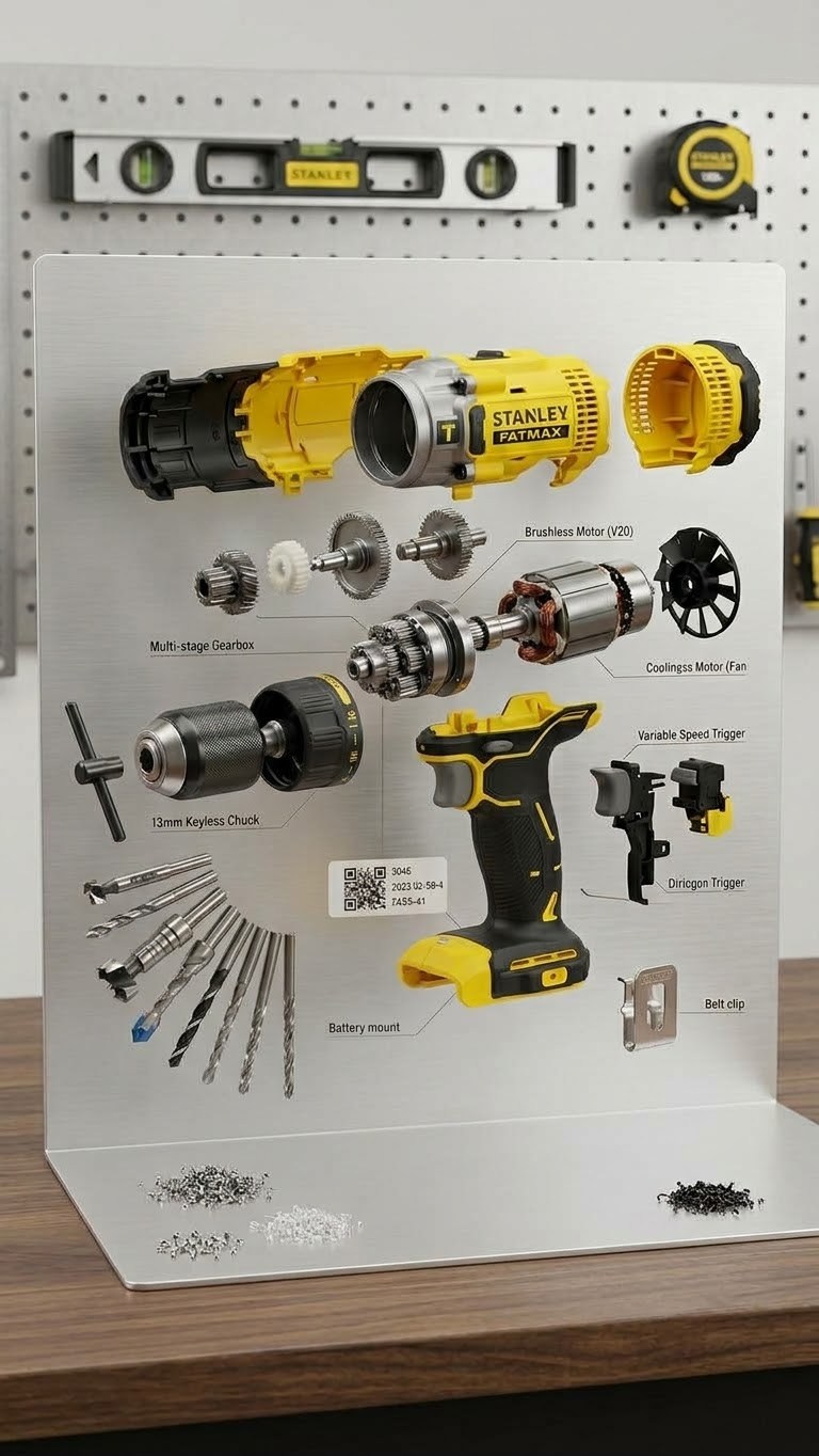 Stanley Fatmax Darbeli Matkap Aküsüz