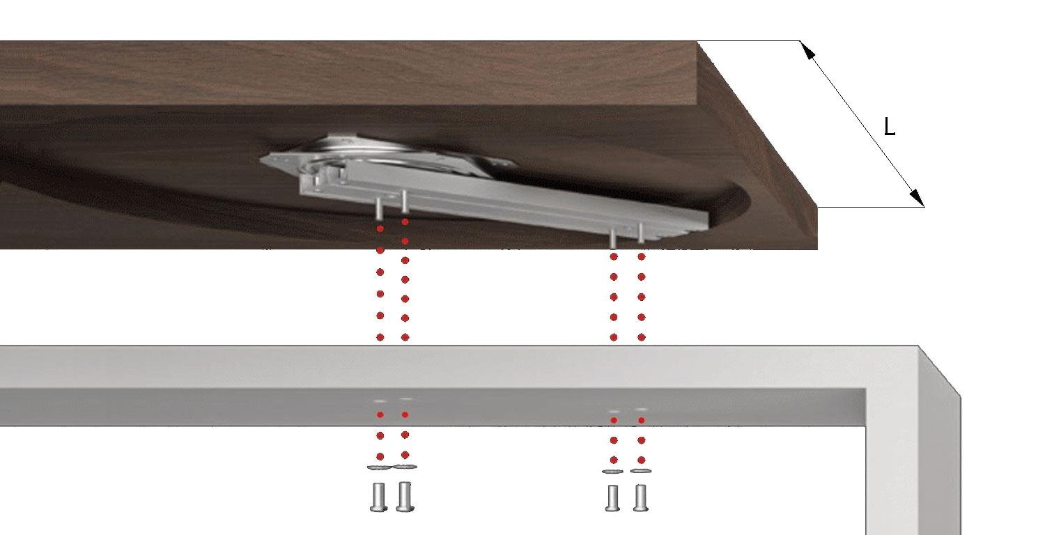 Swing 9322 Uzayan ve Dönen Masa Mekanizması