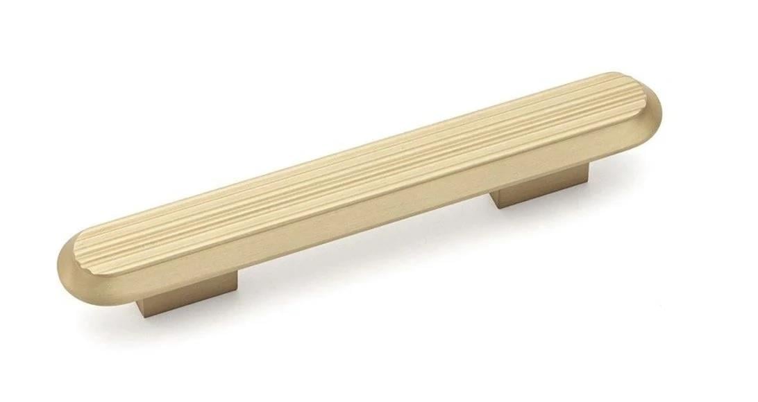 Tire Çizgili Mat Altın Kulp 96 mm. 209004