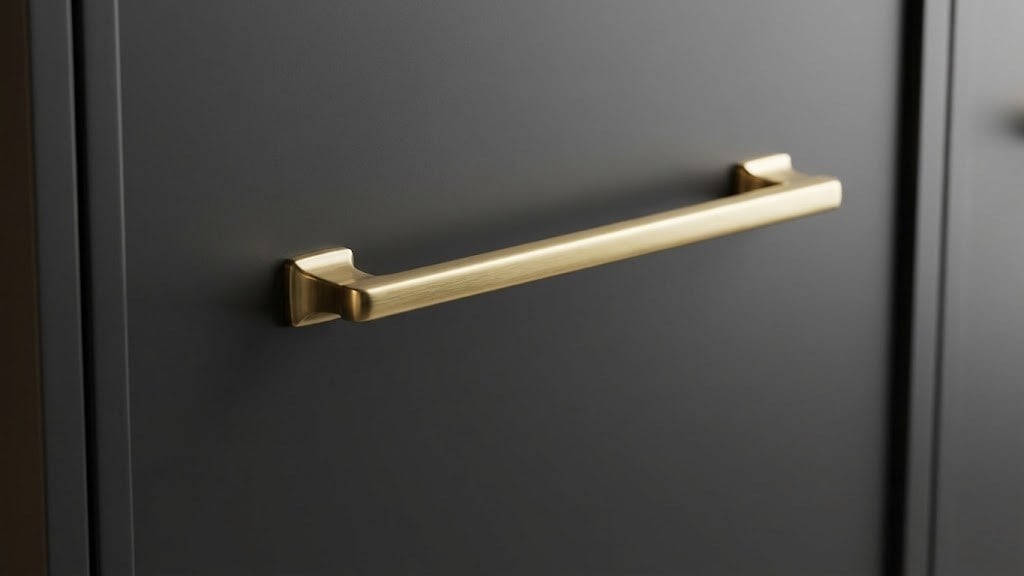 Tomurcuk Kulp Mat Altın 160 Mm