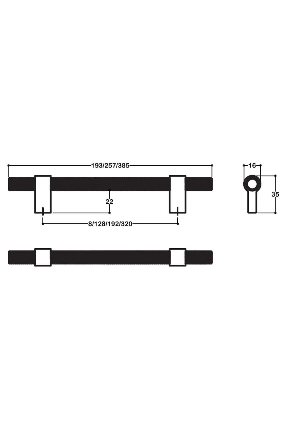 Torna Model 8774 Mat Siyah 128 Mm