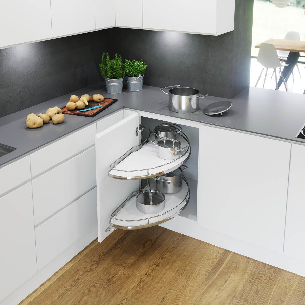 Vauth-Sagel CornerStone Körköşe Krom 450-500-600 mm