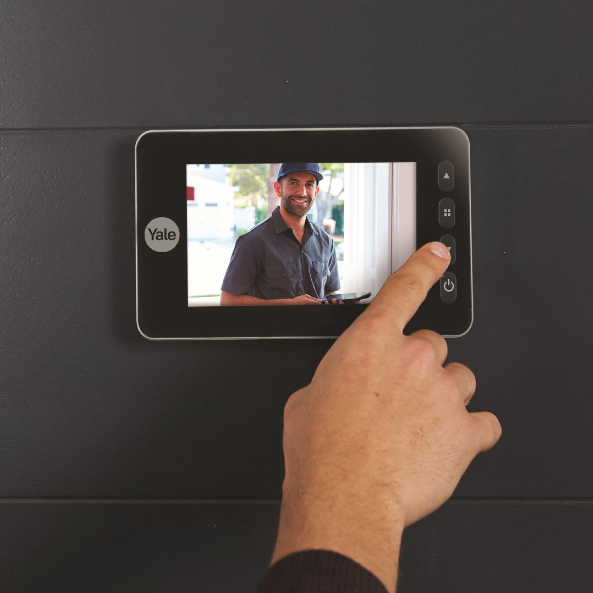 Yale Lcd Ekranlı Dijital Kapı Dürbünü - 5800 Serisi - Hareket Sensörlü