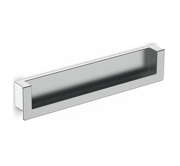 Yarım Kenar Gömme Kulp Mat Krom 128 Mm