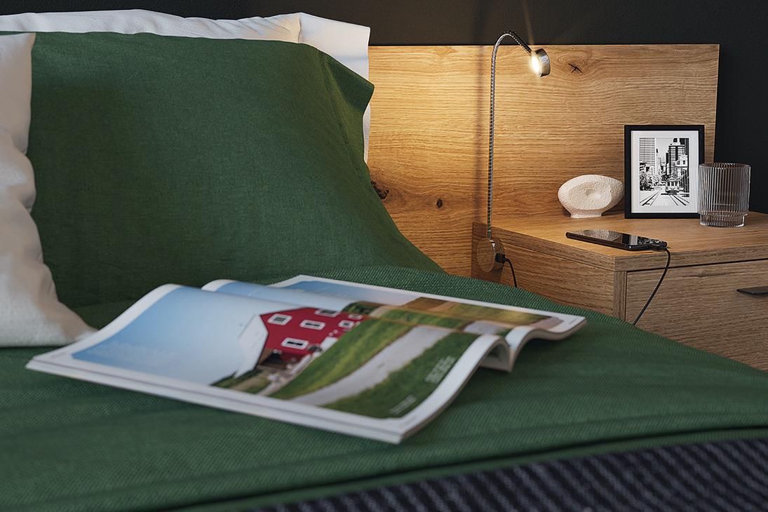 Yatak Başı Esnek Okuma Lambası, Şarj Ünitesi