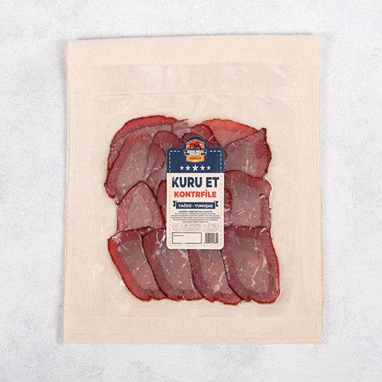 100 Paket - 70Gr Dilimli Toptan Kuru Et Paketi