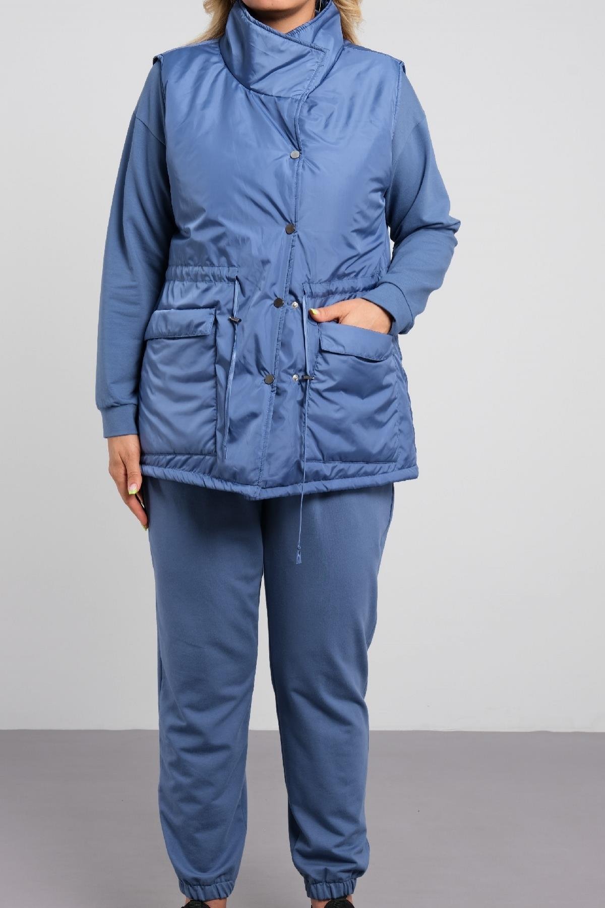 3-lü desenli takım