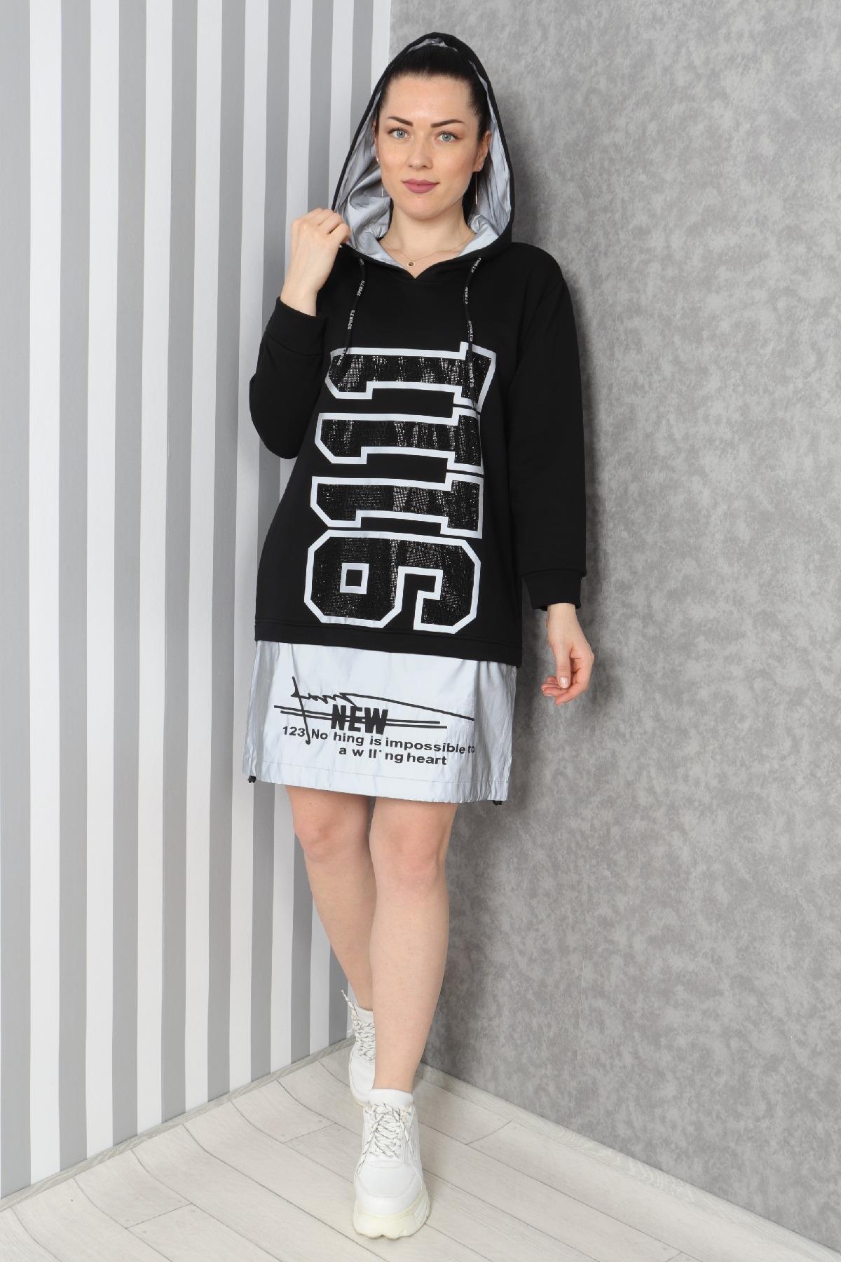 Baskılı abiye elbise