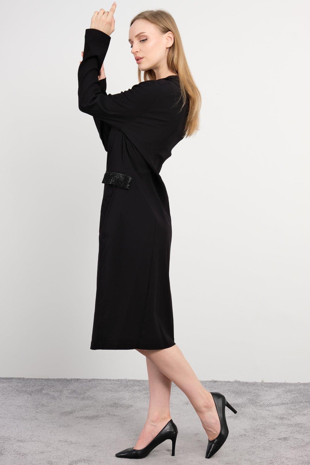 Dugmeli jacket uzun trenckot