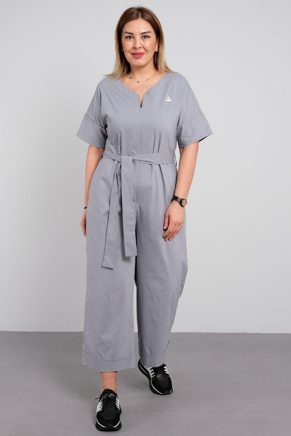 Kısa kol şık tulum