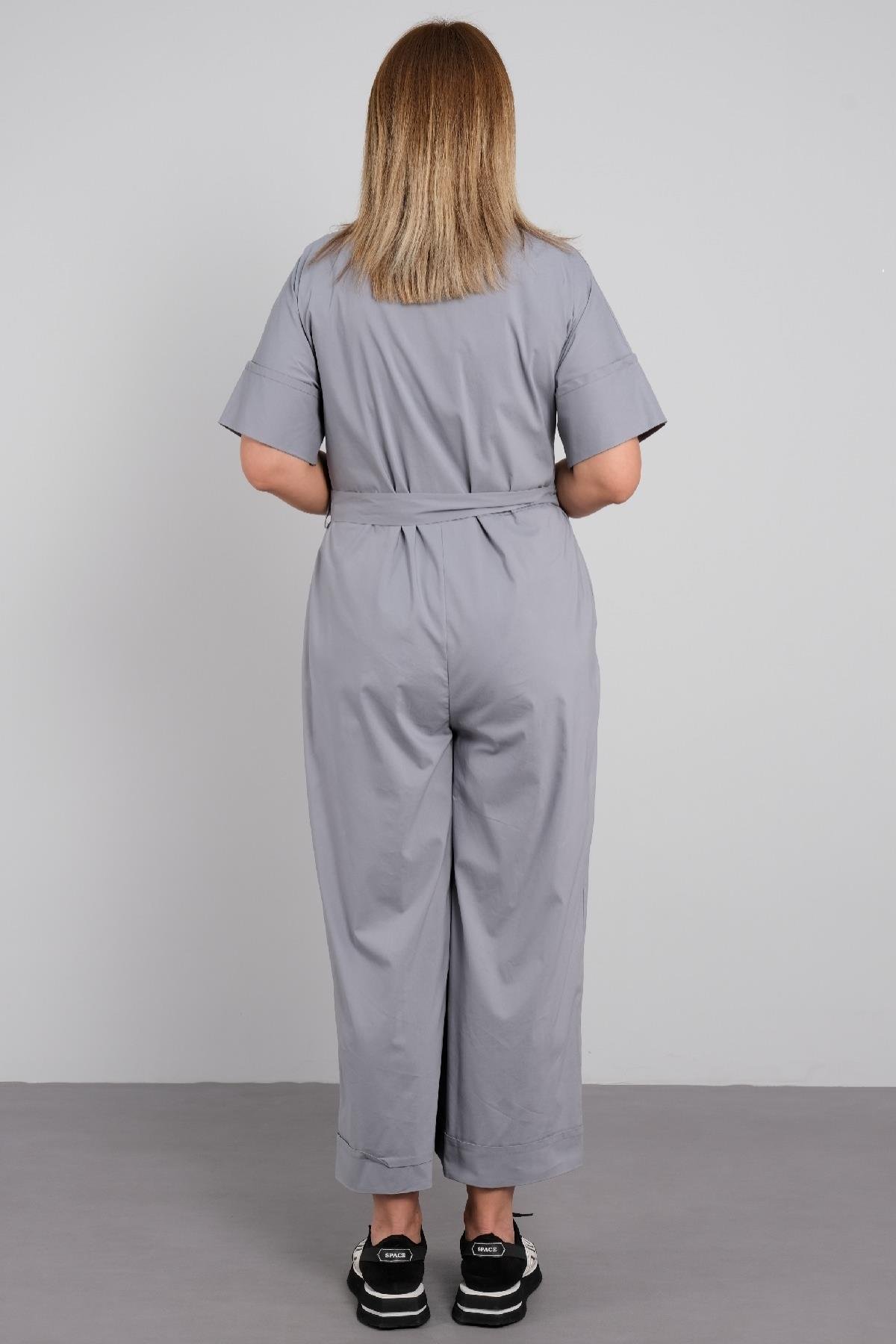 Kısa kol şık tulum