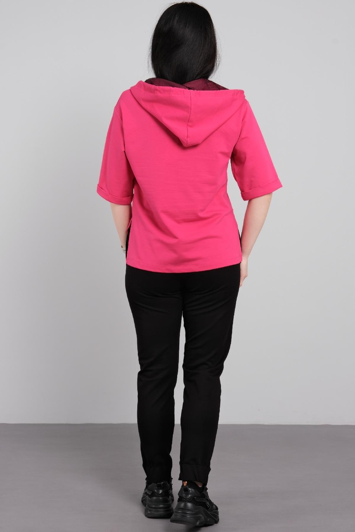 Spor tarz büyük beden kadın takımı