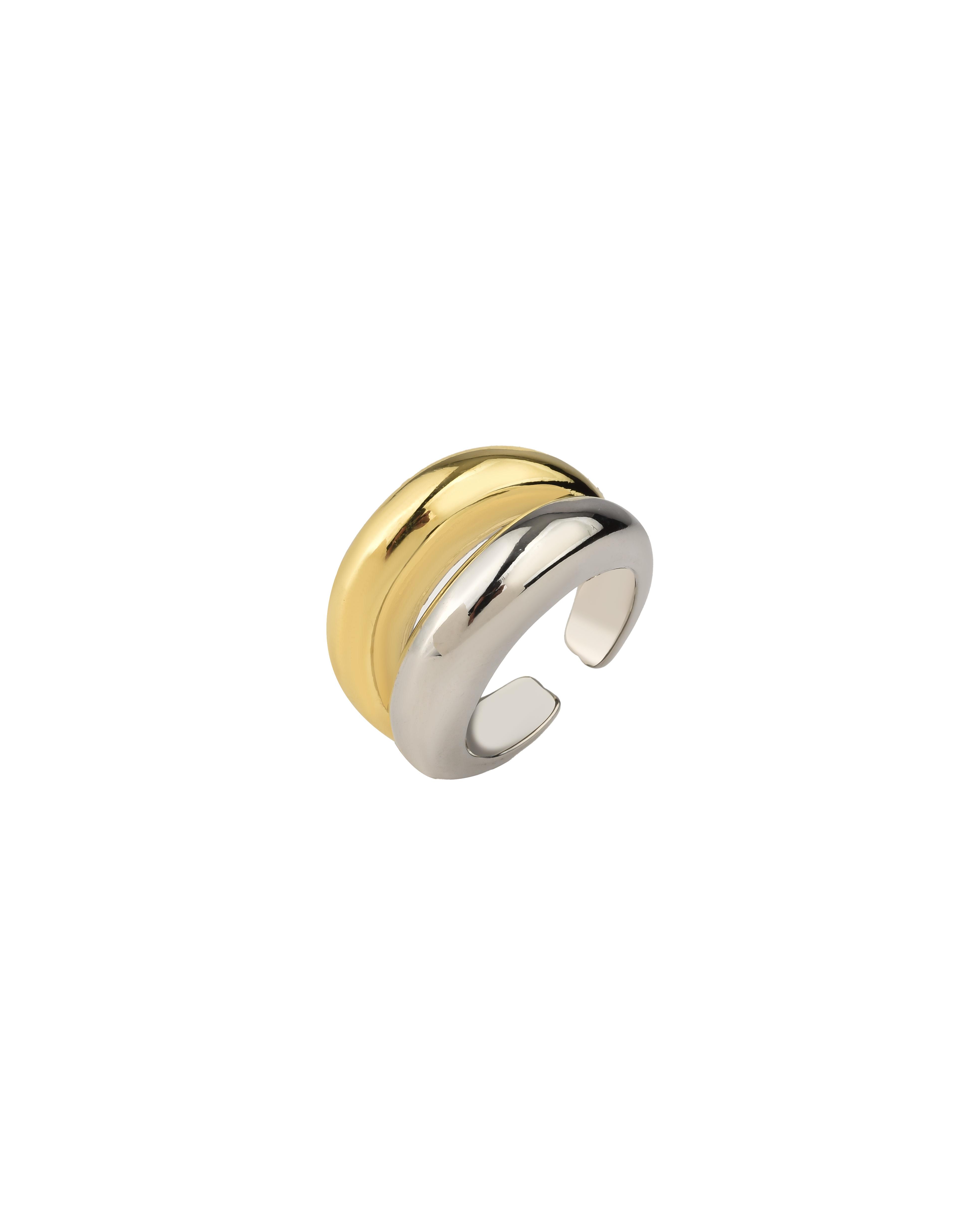Gold-Silver Yüzük