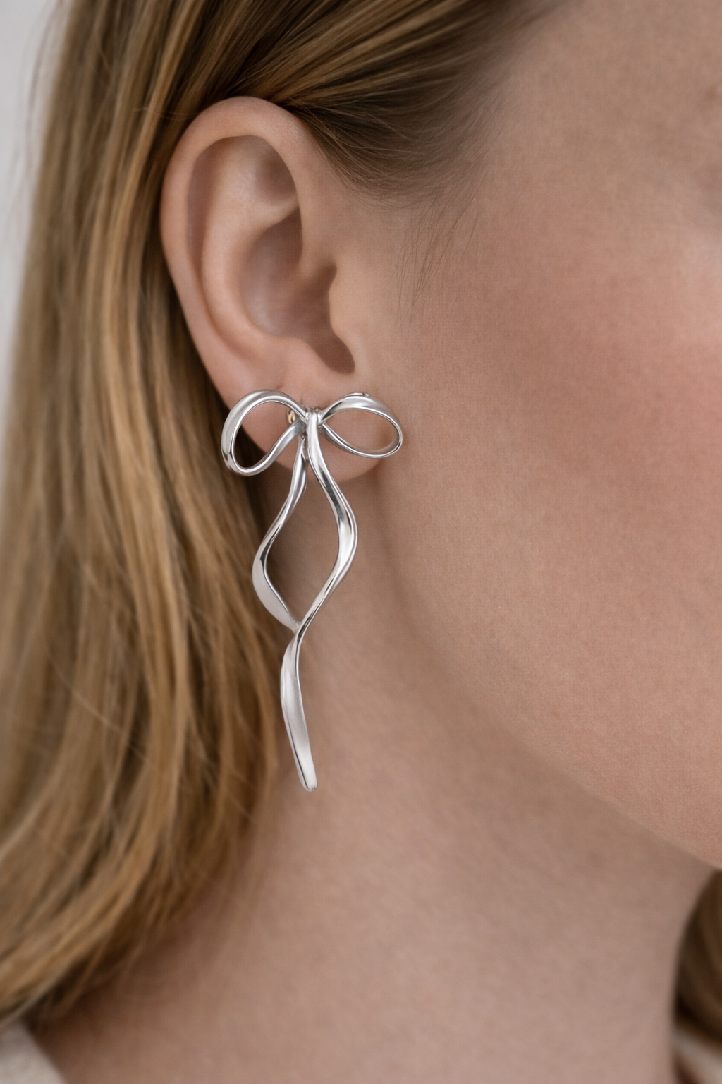 Silver Fiyonk Küpe