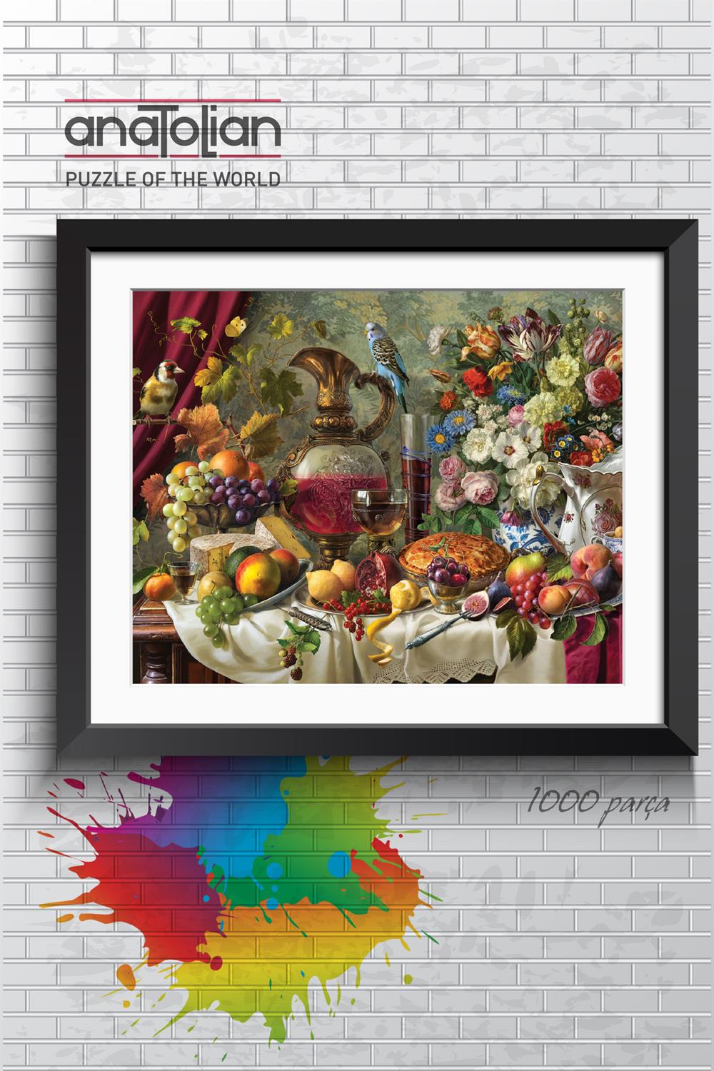 1000 Parçalık Puzzle / Natürmort