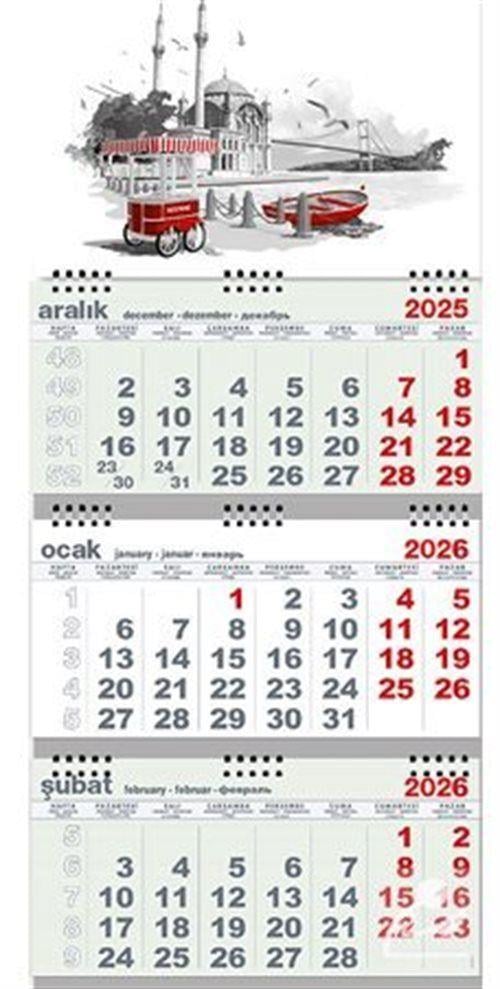 2026 Gemici Takvim - Ortaköy