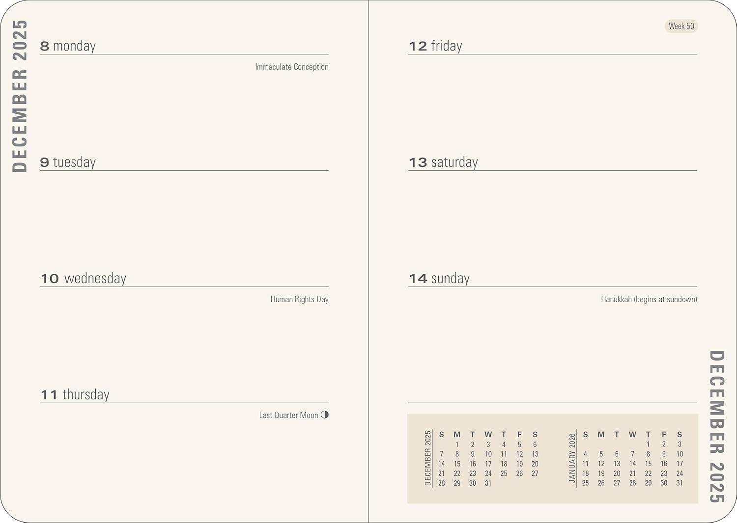 2026 Old World Weekly Planner