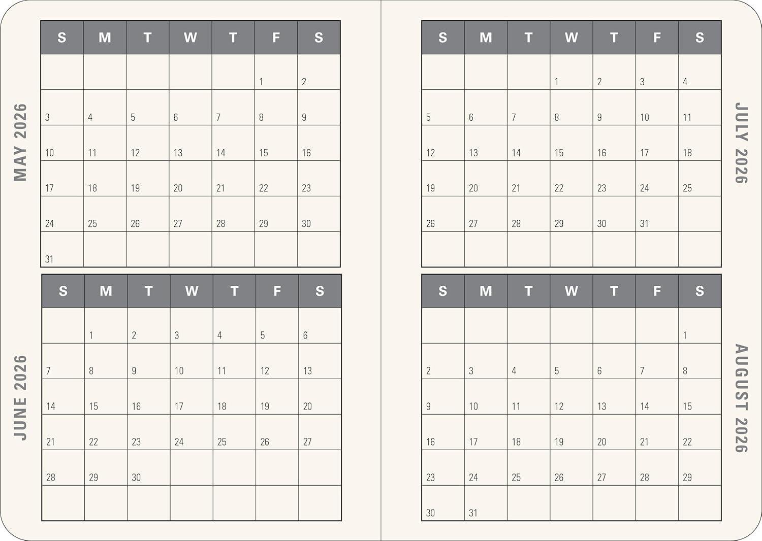 2026 Old World Weekly Planner