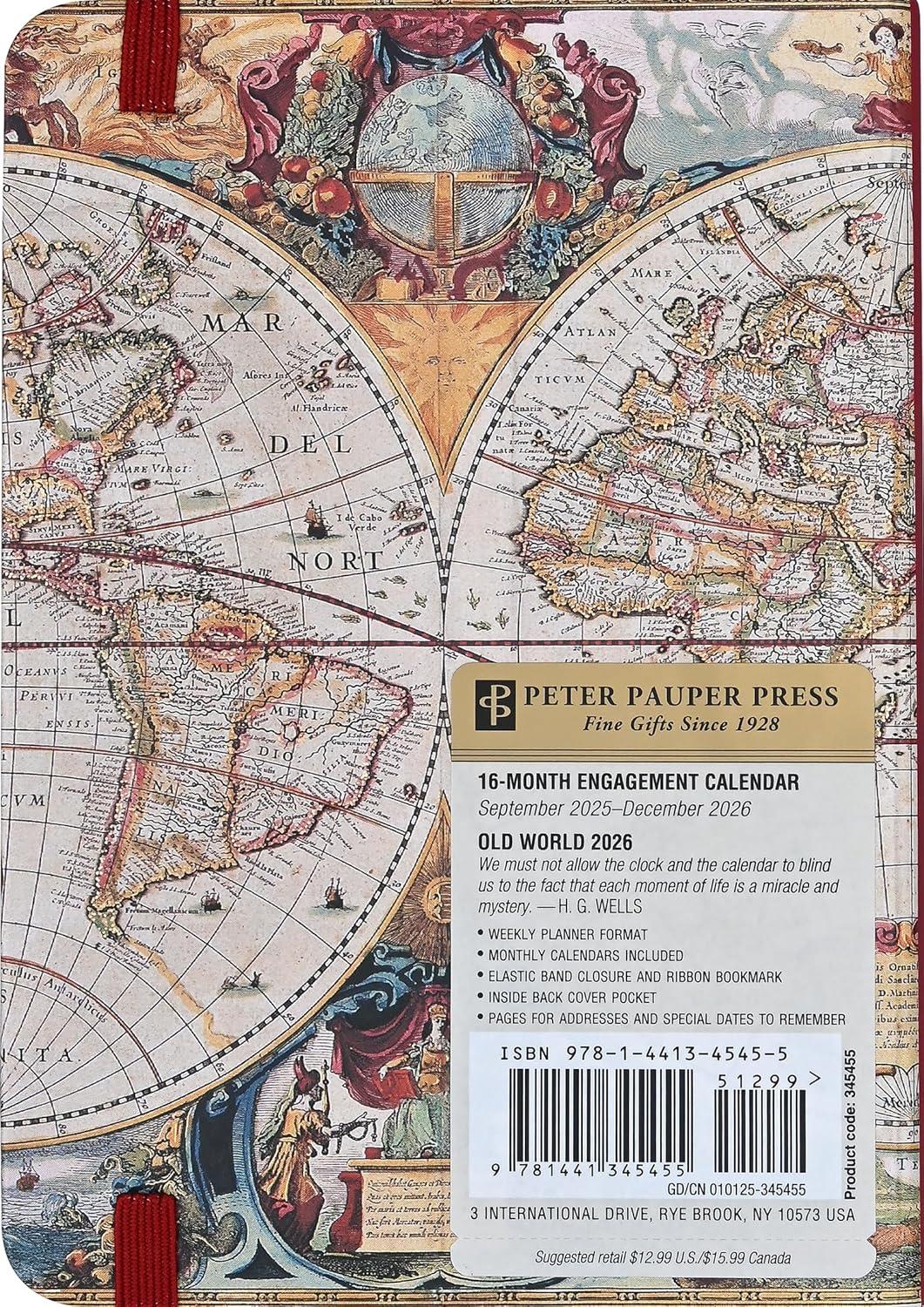 2026 Old World Weekly Planner