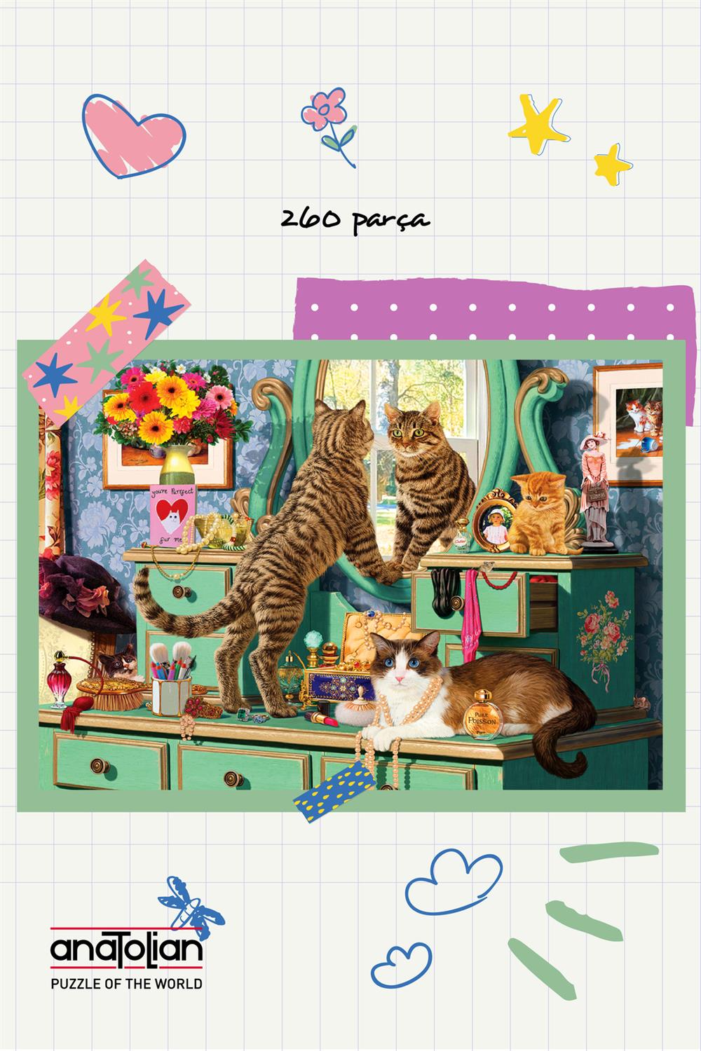 260 Parçalık Puzzle / Makyaj Meraklıları