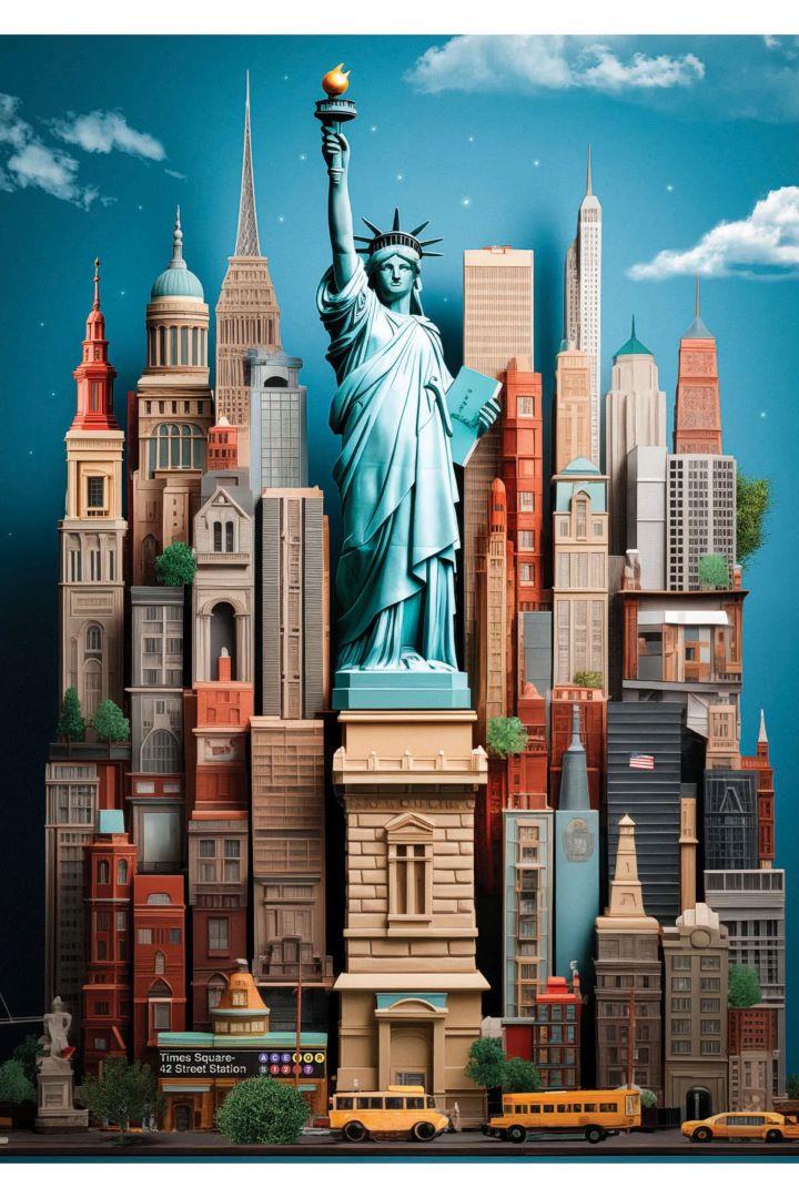 4578-New York 1500 Parça