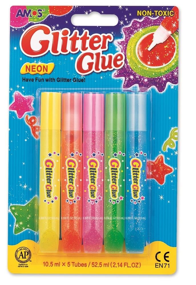 Amos Glitter Glue-Neon/Gne10b5