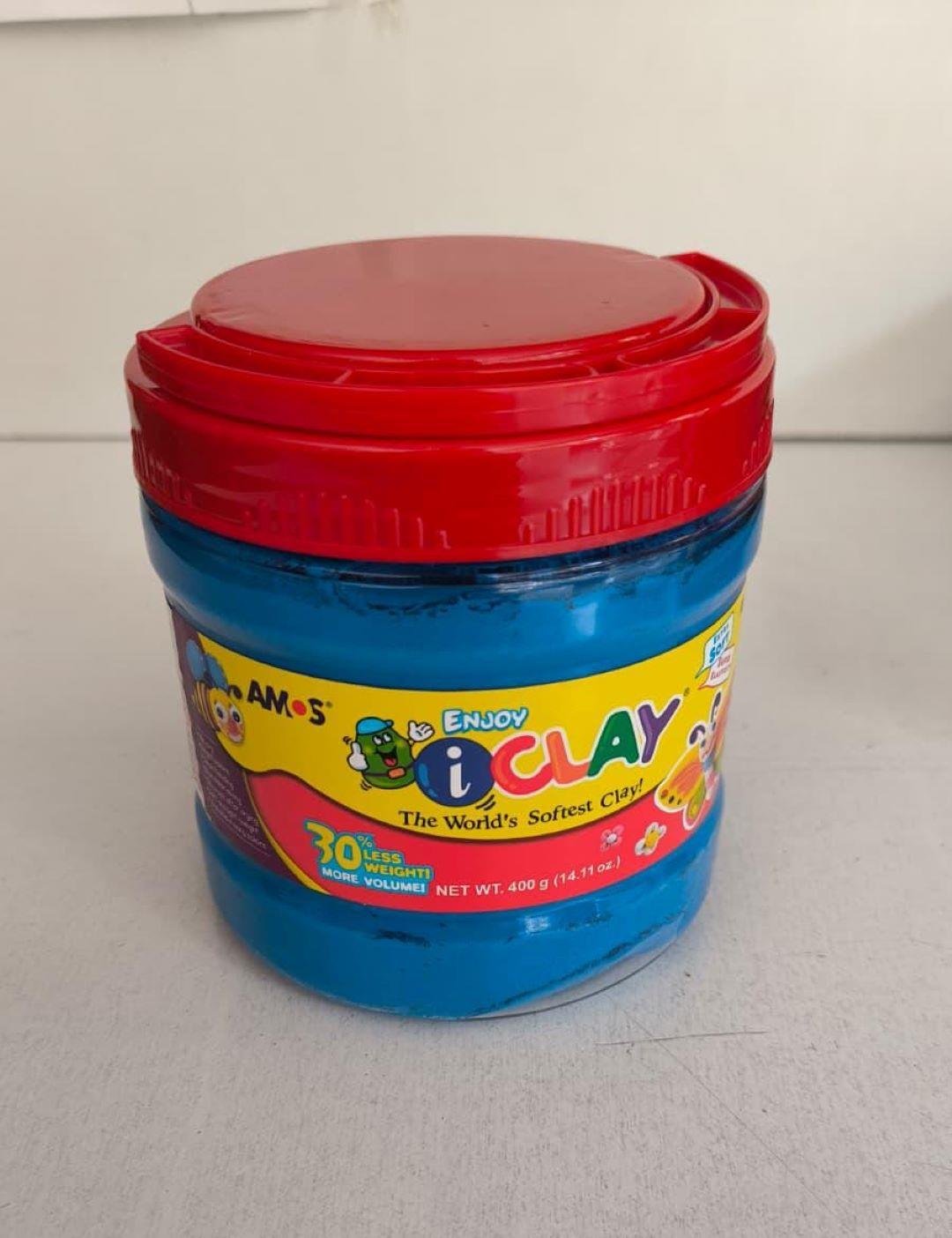 Amos Proje Hamuru-I Clay Mavi 400Gr Kavanoz