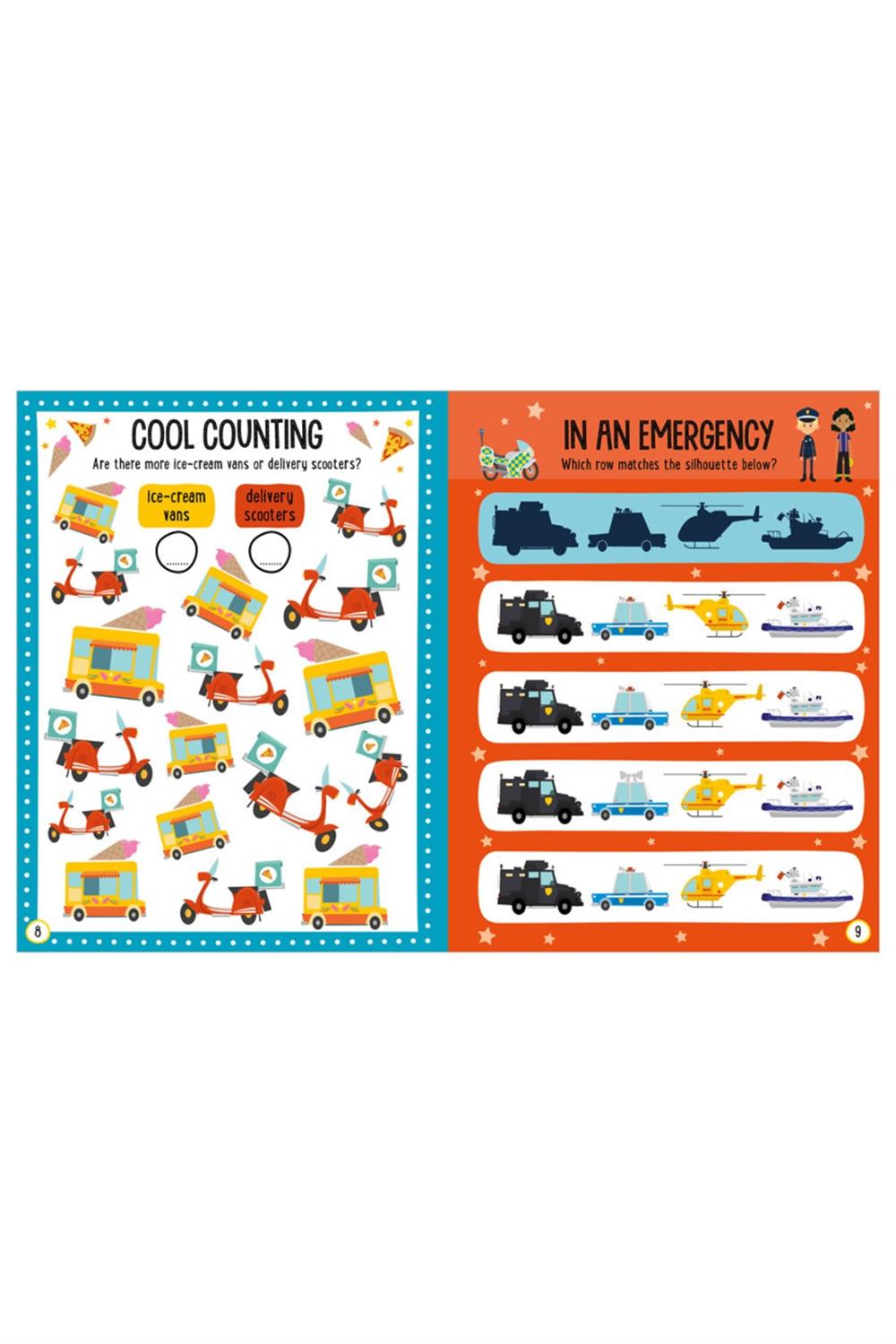Balloon Stickers Big Trucks Activity Book