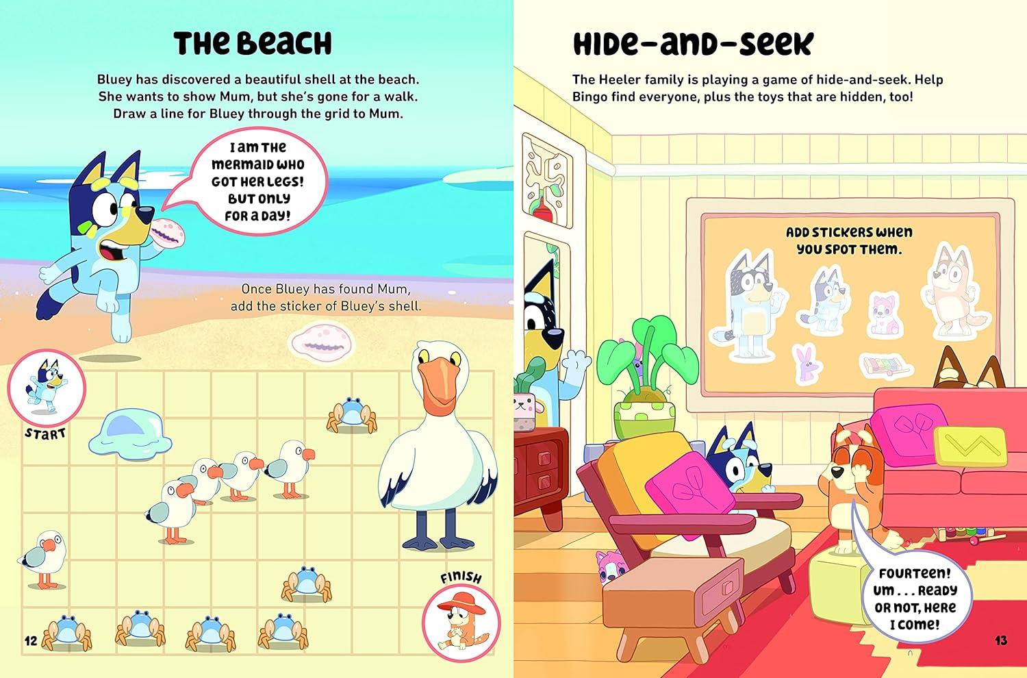 Bluey: Meet Bluey! Sticker Activity