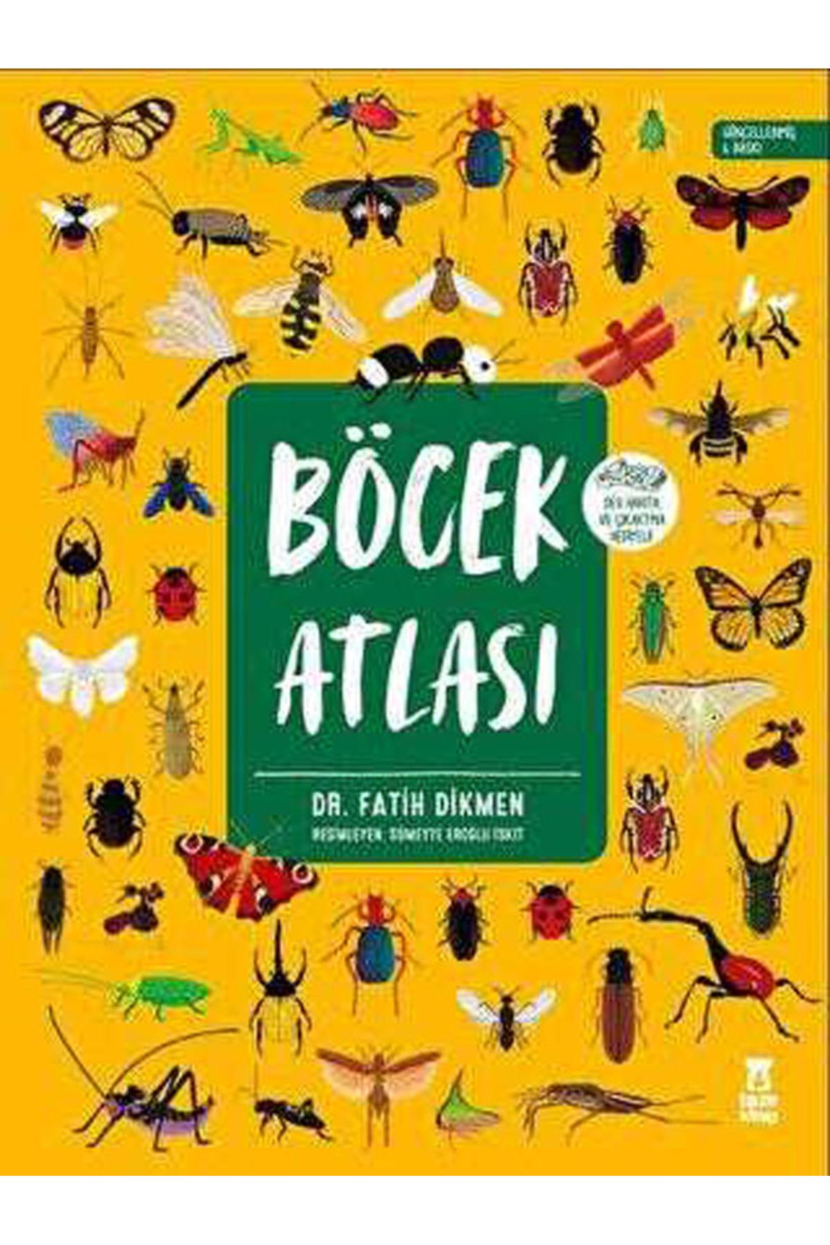 Böcek Atlası (Ciltli) Harita ve Çıkartma Hediyeli
